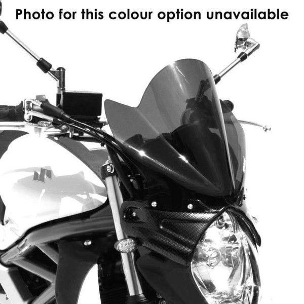 Ermax Suzuki SFV 650 Gladius Black Nose Fairing with Light Smoke Screen 2009>2015